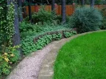 Як зробити доріжку із щебеню, Біля дачі зробити