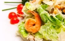Цезар - рецепт з креветками та сухариками в домашніх умовах рецепт