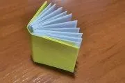 Робимо мініатюрну книжку орігамі по фото-відео МК книжку