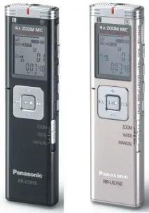 Диктофони Panasonic «заточені» під голос голос