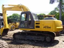 Екскаватор Komatsu PC 200 Технічні характеристики, двигун, ціна б екскаватор