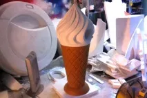 Фігура з пінопласту. морозиво