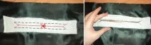 Кишеня в рамку на підкладці підкладці