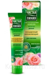 Зволожуючий крем денний для сухої шкіри Чиста лінія відгуки крем