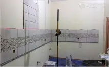 Як викласти фартух з плитки на кухні - кладка фартуха з кахлю. плитки