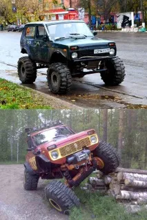 НИВА тюнінг фотошоп