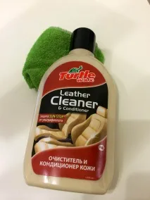 Очисник та кондиціонер для кожного салону автомобіля TURTLE WAX Leather Cleaner - Conditioner кожного