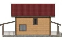 Каркасний будинок із СІП-панелей Алтай 13, 1x8, 3 м алтай
