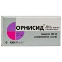 Орнісид – інструкція із застосування, показання, дози показання