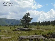 Озеро Шибиндиколь у Східному Казахстані березі