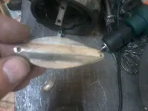 Плануюча блешня - Туфелька - своїми руками, Ловим разом туфелька