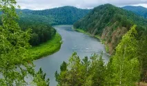 По-Сибіру - Річка Мана у Красноярському краї по-сибіру
