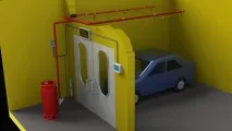 Пожежногасіння у фарбувальних та сушильних камерах. фарбувальних