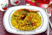 Пряний рис з куркою рецепт з фото на крильця