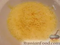 Рецепт солодкий банановий омлет з сиром на омлет