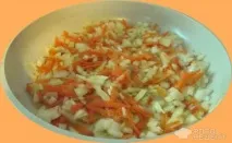 Рецепт Тушкована свинина, такий собі шурум-бурум з м’яса, картоплі, кабачків та кукурудзи тушкована