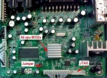 Ремонт супутникового ресивера Orton 4100C та його клонів за допомогою JTAG 4100c