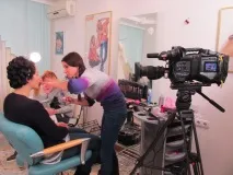 Салон краси Зимова вишня макіяж