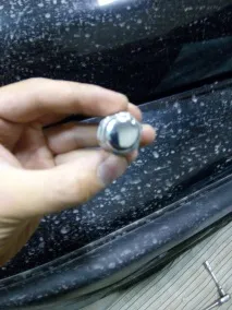 Злизала грані на колісній гайці! гайці