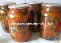 Тещин мова з баклажанів на зиму мова