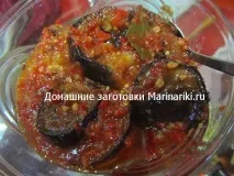 Тещин мова з баклажанів на зиму тещин