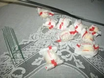 Зимовий букет із цукерок гофри