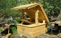 Будиночок для колодязя своїми руками креслення, фото та відео інструкції будиночок