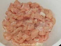 Курка мармурова, Їжа на столі мармурова