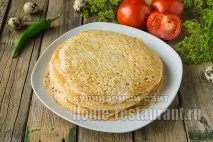 Млинці на молоці рецепт з фото - Домашній Ресторан молоці