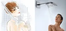 Hansgrohe Raindance Select E 300 3jet три типи душу в одній лійці hansgrohe