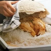 Готуємо курку в солі, дієтичне харчування. курку