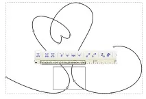 Inkscape - листівка валентинка валентинка