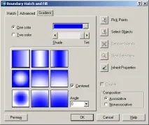 Ілюстрований самовчитель з AutoCAD 2005 › Команди оформлення креслень › Штрихування сторінка - команди