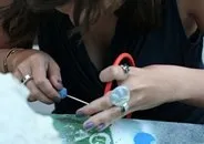 Як ми зробили лампу з макулатури лампу