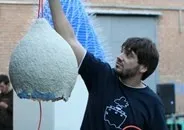 Як ми зробили лампу з макулатури Маша