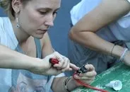 Як ми зробили лампу з макулатури лампу