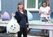 Як ми зробили лампу з макулатури «Авокадо»