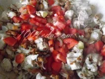 Як приготувати перець з куркою в духовці - Гарячі страви від 1001 куркою