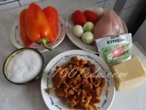 Як приготувати перець з куркою в духовці - Гарячі страви від 1001 приготувати