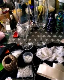 Як прикрасити келихи своїми руками, 33 Вироби своїми