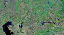 Як виглядає Казахстан із супутника казахстан