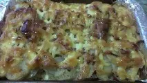 Картопля з копченим салом у духовці салом