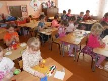 Конспект інтегрованого заняття з малювання у підготовчій групі «З пензлем та фарбою інтегрованого