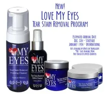 Лінія Love My Eyes – засіб для видалення слізних доріжок у собак Pure Paws love