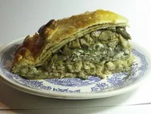 Курник з млинців з куркою та грибами лазіння, торт, фаршировані млинці, рецепт мішечків з курник