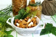 Лисички солоні гарячим способом рецепт з фото, покрокове приготування лисички