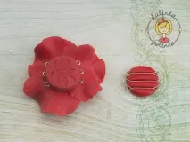 Мак із полімерної глини майстер клас майстер