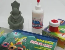 Майстер-клас Робимо Снігуроньку з глини (5-7 років) снігуроньку