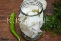 Мариновані патисони на зиму мариновані