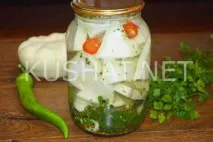 Мариновані патисони на зиму мариновані